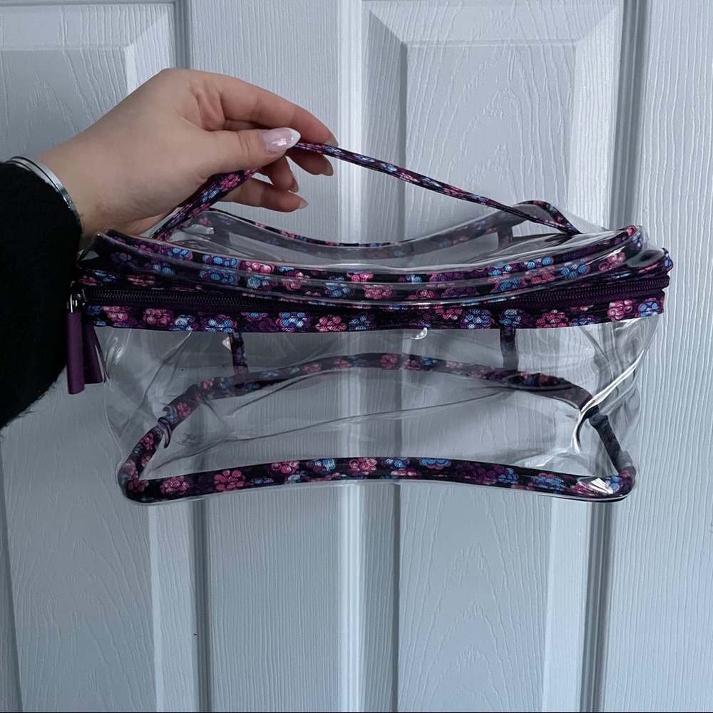 Vera bradley clear cosmetic case!✨
